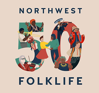 Northwest Folklife 50th Logo