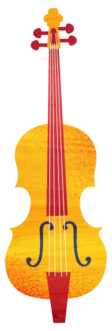 artistic cello musical instrument graphic