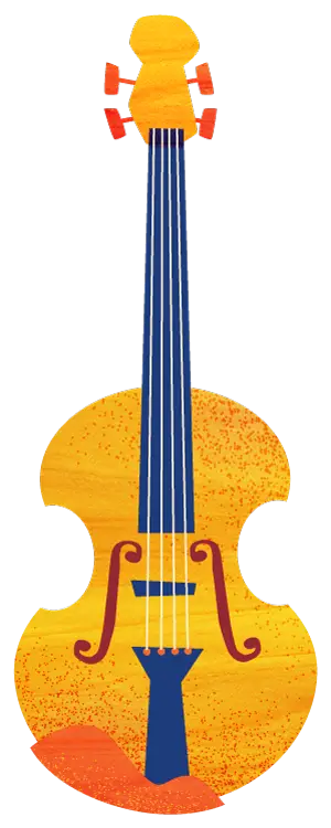 artistic violin musical instrument graphic