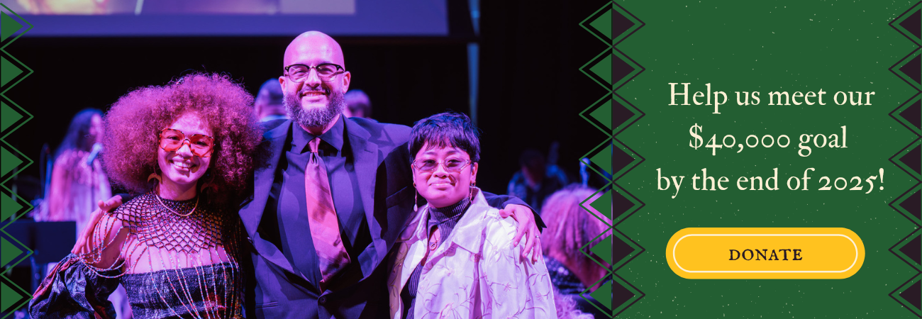 Donate 40000 goal year end 2025 website header